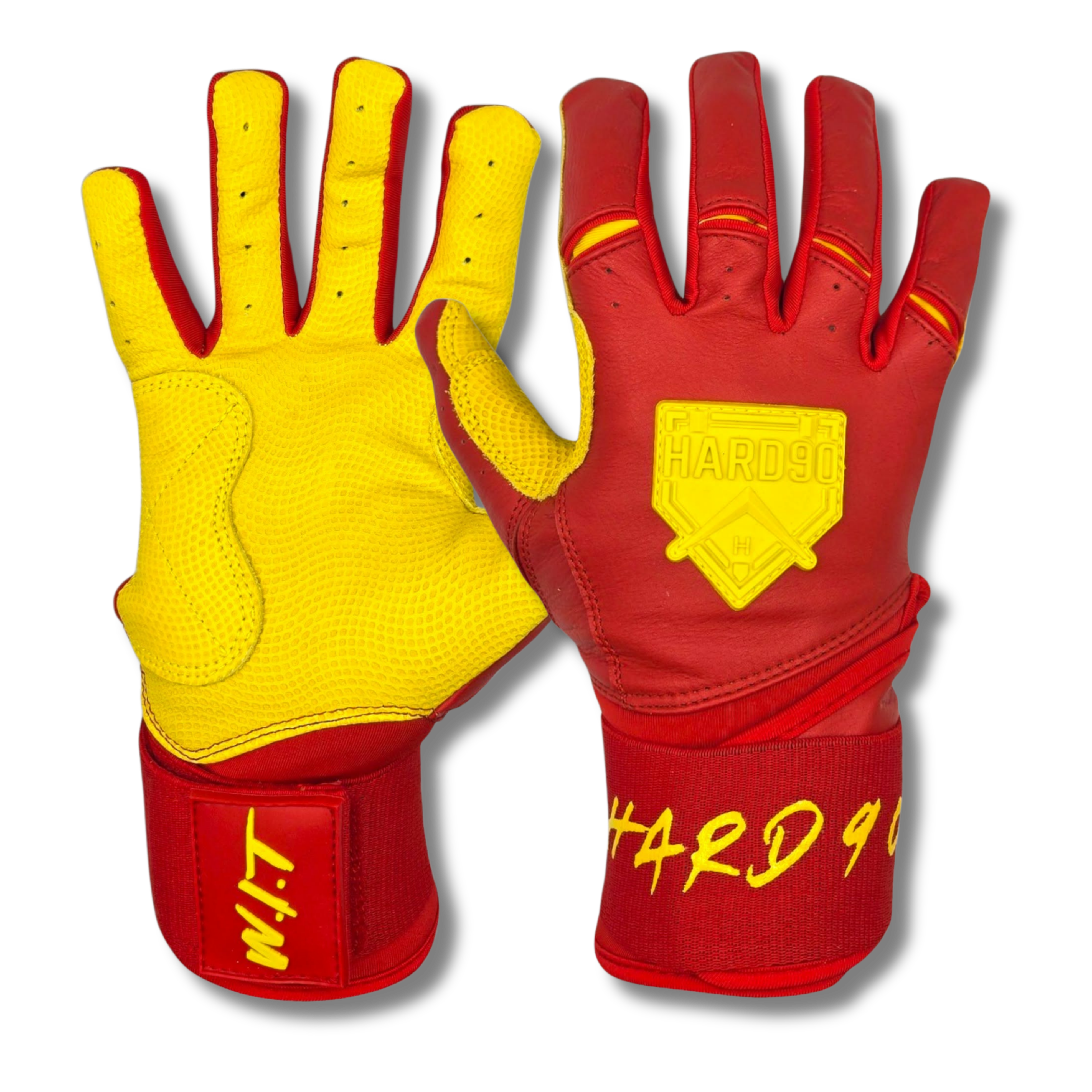 Red and Yellow W.I.T Long Cuff