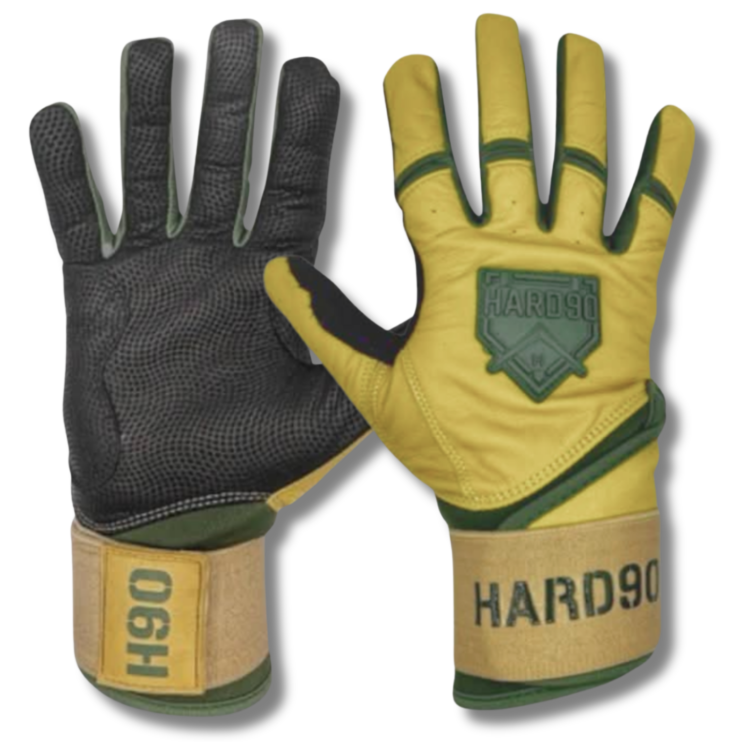 Tan and Military Green