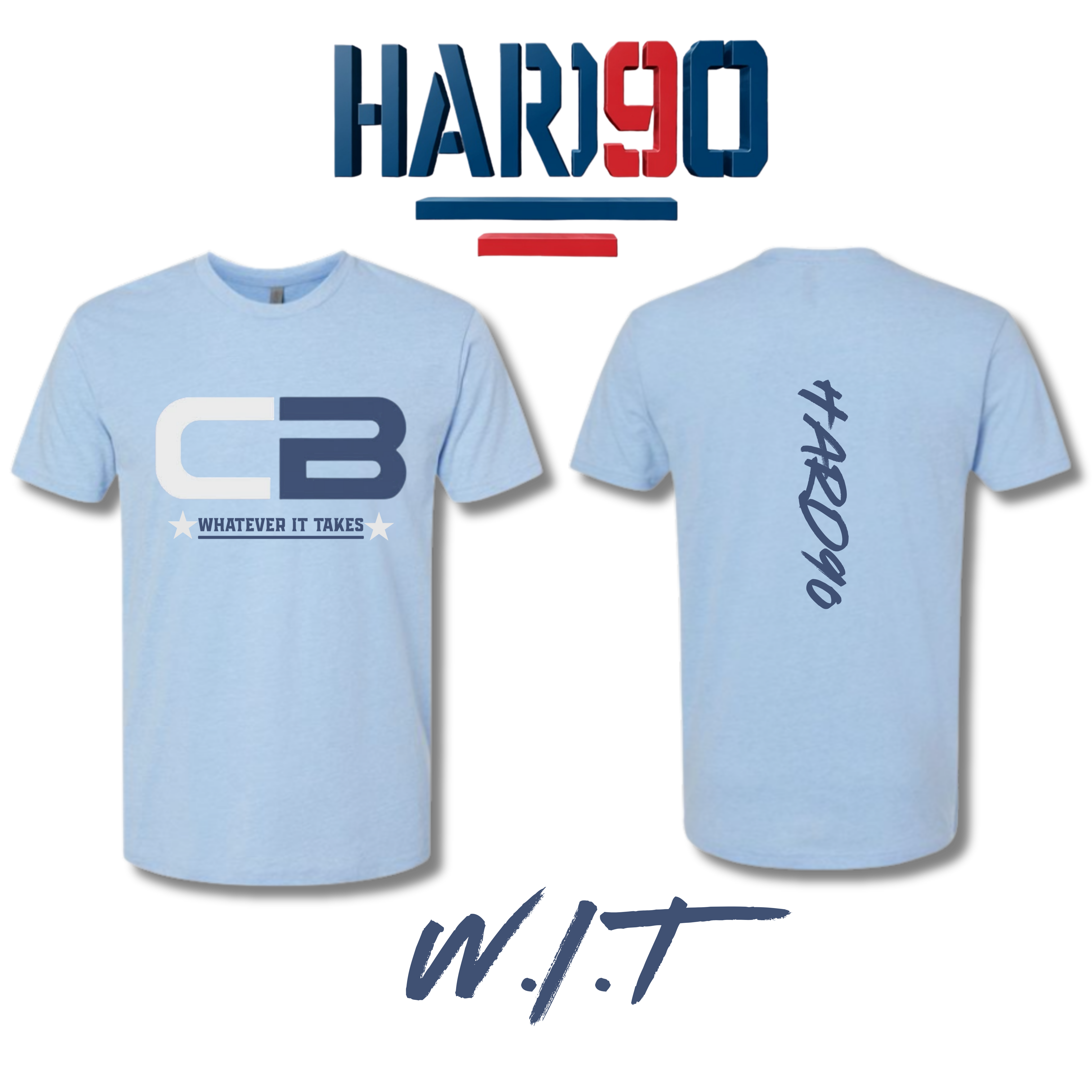 CB W.I.T Columbia Blue Tee